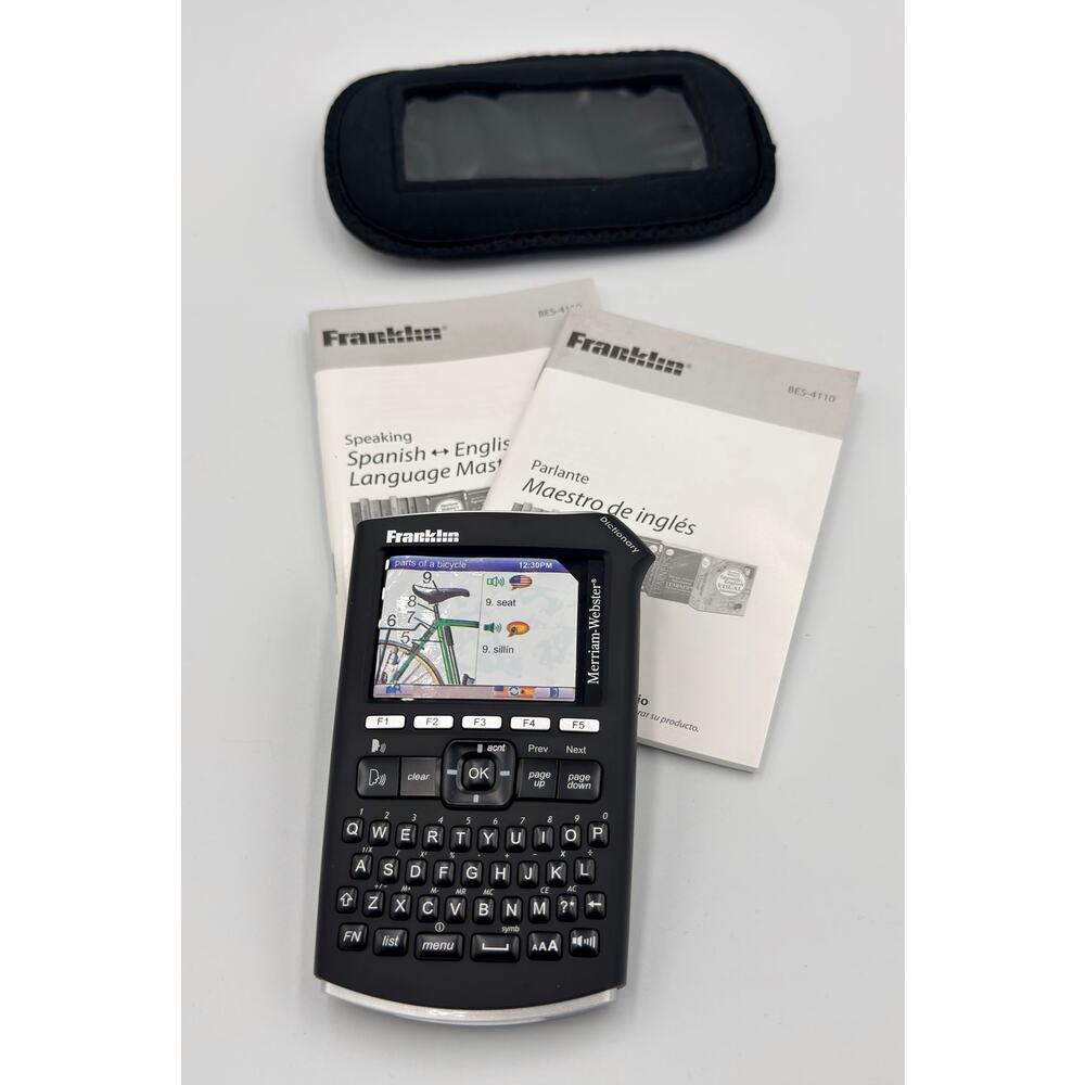 Franklin Electronic Translator Speaking Spanish English Learner BES4110 Language